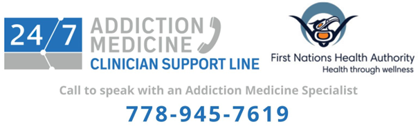 Addiction medicine clinician support line